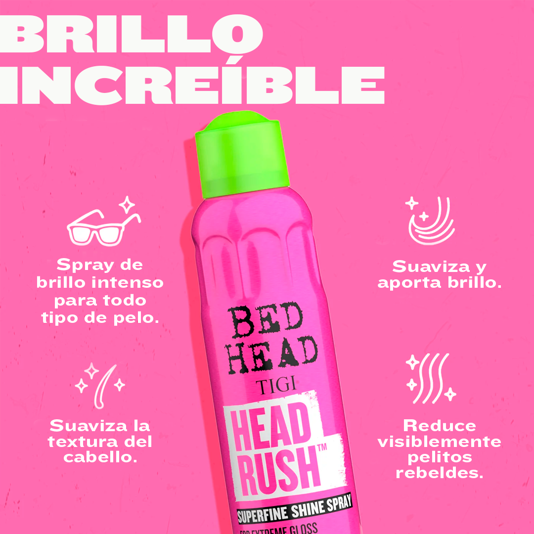 HEAD RUSH AEROSOL PARA BRILLO 200ml