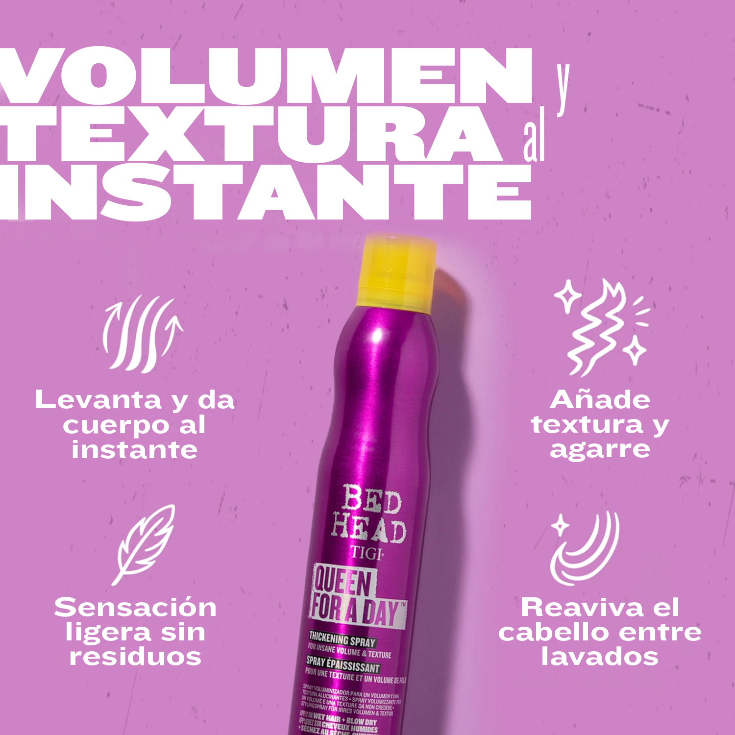 QUEEN FOR A DAY SPRAY CABELLO FINO 311ML