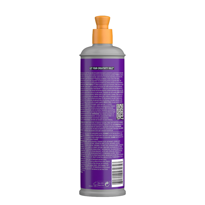 SERIAL BLONDE SHAMPOO MORADO CABELLO RUBIO 400ML