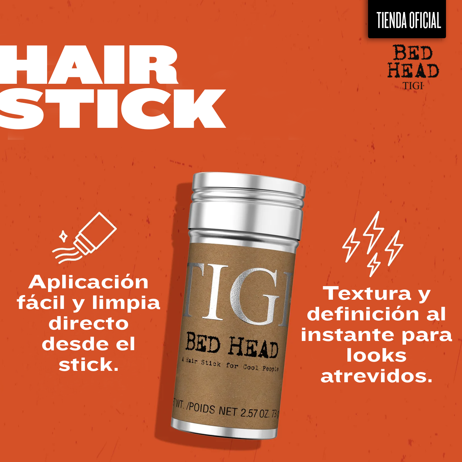 BED HEAD HAIR STICK - CERA EN BARRA 73g