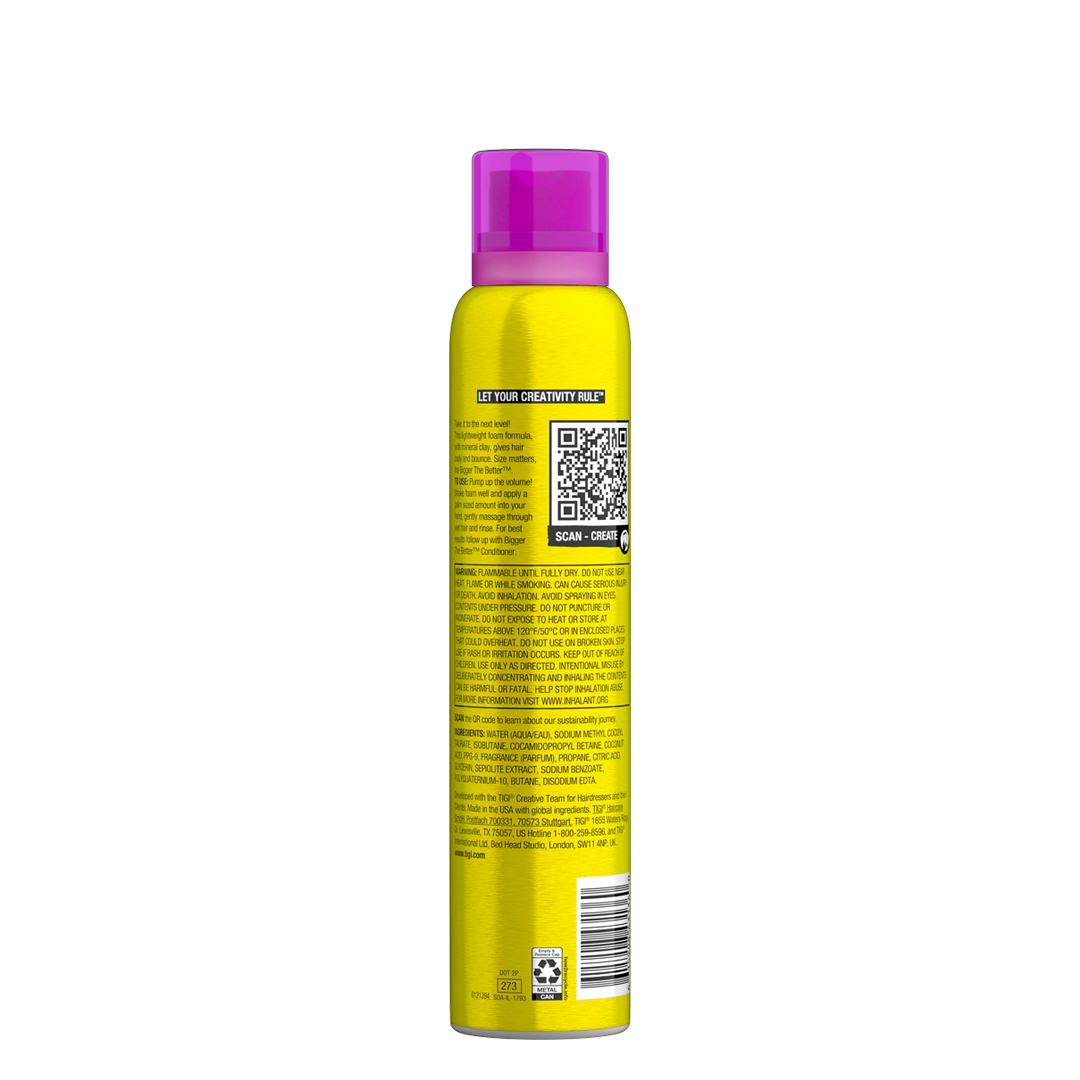 BIGGER THE BETTER SAMPOO EN ESPUMA CABELLO FINO 200ML