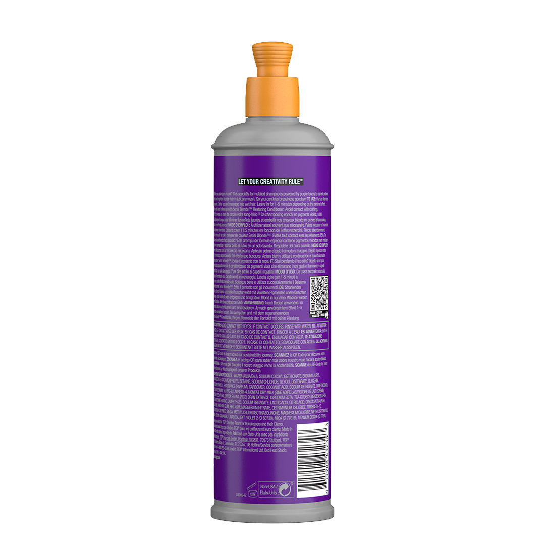 SERIAL BLONDE SHAMPOO MORADO CABELLO RUBIO 400ML